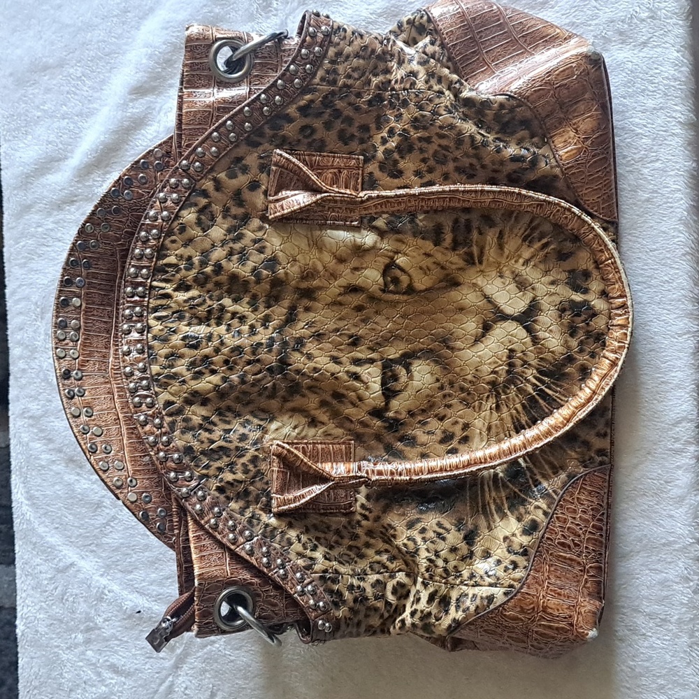 Leopard Purse Large
